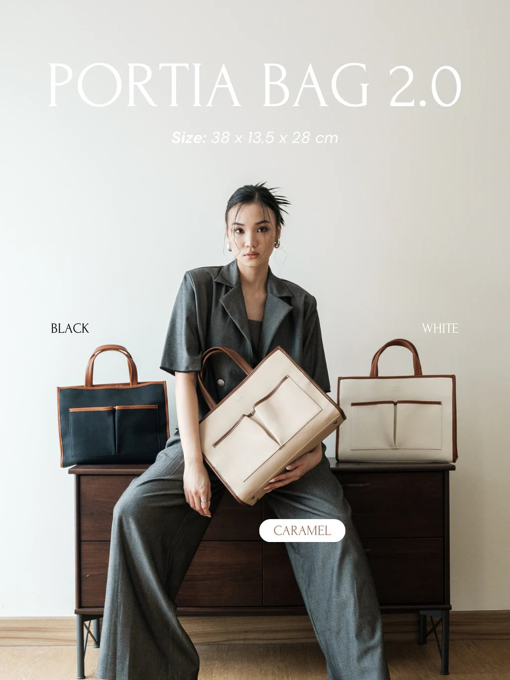 KAMĪ - Portia Tote Bag